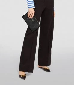 TOM FORD All-Over Logo Flat Travel Pouch U9000 Pouches -Tom Ford Store tom ford all over logo flat travel pouch 17782370 37485855 1000