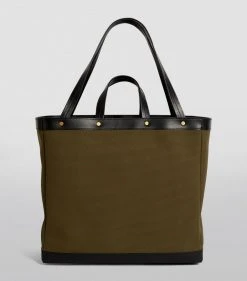 TOM FORD Canvas T Screw Tote Bag C4101 Top Handle Bags -Tom Ford Store tom ford canvas t screw tote bag 16455526 31894468 1000