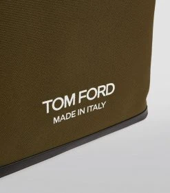 TOM FORD Canvas T Screw Tote Bag C4101 Top Handle Bags -Tom Ford Store tom ford canvas t screw tote bag 16455526 31894477 1000