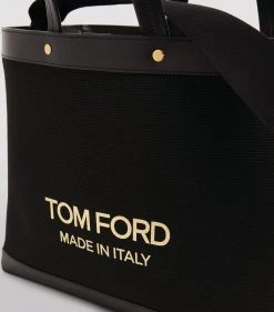TOM FORD Canvas T Screw Tote Bag C9203 Tote Bags -Tom Ford Store tom ford canvas t screw tote bag 17291746 35344581 1000