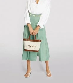 TOM FORD Canvas T Screw Tote Bag C7713 Tote Bags 10 TOM FORD Canvas T Screw Tote Bag C7713 Tote Bags -Tom Ford Store tom ford canvas t screw tote bag 17291747 35343718 1000