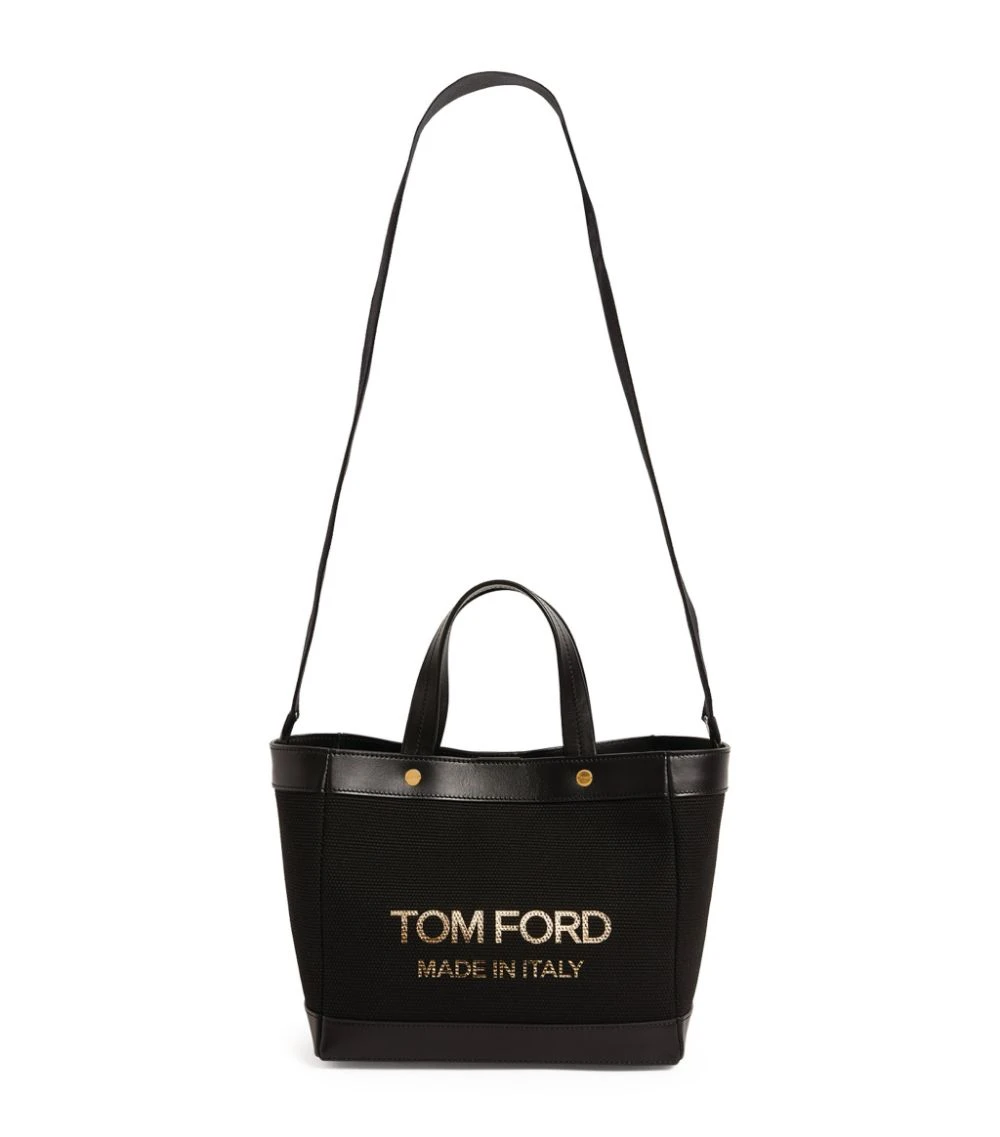 TOM FORD Canvas T Screw Tote Bag C9203 Tote Bags 1 TOM FORD Canvas T Screw Tote Bag C9203 Tote Bags