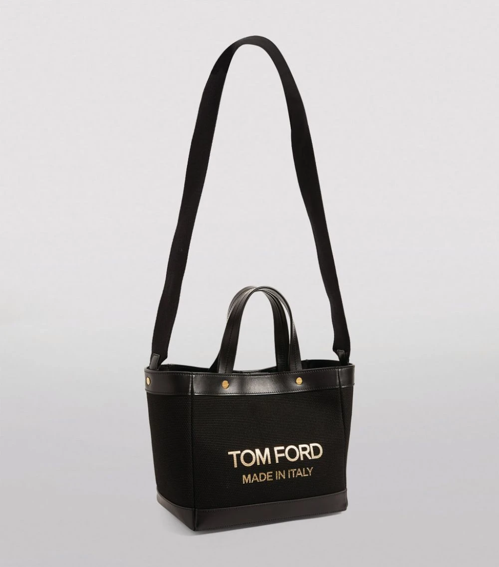 TOM FORD Canvas T Screw Tote Bag C9203 Tote Bags 3 TOM FORD Canvas T Screw Tote Bag C9203 Tote Bags - Image 3