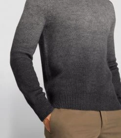 TOM FORD Cashmere-Blend Ombre Sweater 032 MD GRY SLD Jumpers -Tom Ford Store tom ford cashmere blend ombre sweater 17531598 37543258 1000