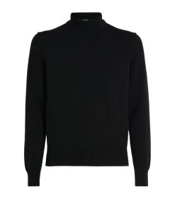 TOM FORD Cashmere Rollneck Sweater 001 BLK SLD Jumpers