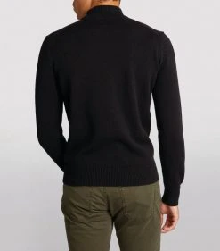 TOM FORD Cashmere Rollneck Sweater 001 BLK SLD Jumpers 9 TOM FORD Cashmere Rollneck Sweater 001 BLK SLD Jumpers -Tom Ford Store tom ford cashmere rollneck sweater 17201310 34802462 1000