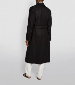 TOM FORD Cashmere Twill Robe 001 BLK SLD Dressing Gowns 9 TOM FORD Cashmere Twill Robe 001 BLK SLD Dressing Gowns -Tom Ford Store tom ford cashmere twill robe 16778343 33023712 1000
