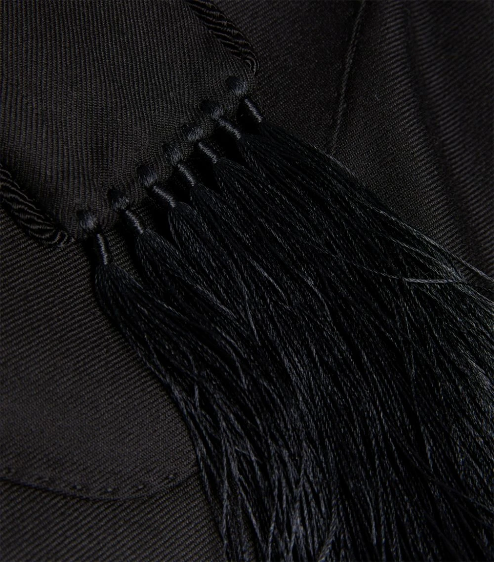 TOM FORD Cashmere Twill Robe 001 BLK SLD Dressing Gowns 5 TOM FORD Cashmere Twill Robe 001 BLK SLD Dressing Gowns - Image 5