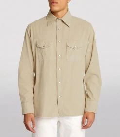 TOM FORD Corduroy Shirt 272 LT BGE SLD Casual Shirts -Tom Ford Store tom ford corduroy shirt 17220248 34866348 1000