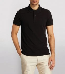 TOM FORD Cotton Polo Shirt 001 BLK SLD Polo Shirts -Tom Ford Store tom ford cotton polo shirt 16904289 33532976 1000