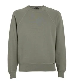 TOM FORD Cotton Sweatshirt 452 LT BLU SLD Sweatshirts
