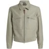 TOM FORD Cotton Zip-Up Jacket 022 DK GRY SLD Bomber Jackets