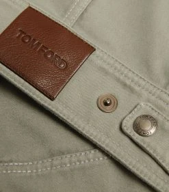 TOM FORD Cotton Zip-Up Jacket 022 DK GRY SLD Bomber Jackets -Tom Ford Store tom ford cotton zip up jacket 17531570 36855328 1000