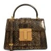TOM FORD Croc-Embossed Leather 001 Top-Handle Bag U2006 Top Handle Bags