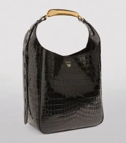 TOM FORD Croc-Embossed Shoulder Bag u9000 Shoulder Bags -Tom Ford Store tom ford croc embossed shoulder bag 17288009 35320095 1000
