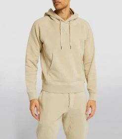 TOM FORD Garment-Dyed Hoodie 272 LT BGE SLD Hoodies -Tom Ford Store tom ford garment dyed hoodie 17531569 37208472 1000