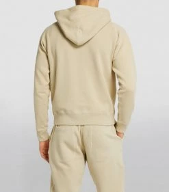 TOM FORD Garment-Dyed Hoodie 272 LT BGE SLD Hoodies -Tom Ford Store tom ford garment dyed hoodie 17531569 37209499 1000
