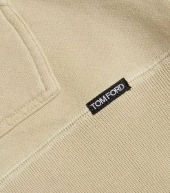 TOM FORD Garment-Dyed Hoodie 272 LT BGE SLD Hoodies -Tom Ford Store tom ford garment dyed hoodie 17531569 37209502 1000