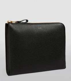 TOM FORD Large Leather Zipped Pouch BLKBLACK Pouches -Tom Ford Store tom ford large leather zipped pouch 15096948 25649113 1000