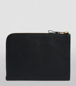 TOM FORD Leather Buckley Zip Pouch BLK BLK Pouches -Tom Ford Store tom ford leather buckley zip pouch 14823498 25389658 1000