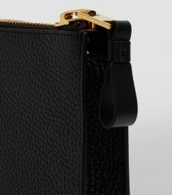 TOM FORD Leather Buckley Zip Pouch BLK BLK Pouches -Tom Ford Store tom ford leather buckley zip pouch 14823498 25389673 1000