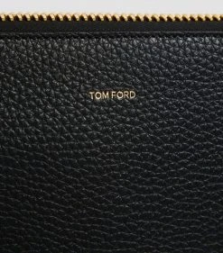 TOM FORD Leather Buckley Zip Pouch BLK BLK Pouches -Tom Ford Store tom ford leather buckley zip pouch 14823498 25389688 1000
