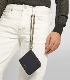 TOM FORD Leather Chain Wallet DNVNAVY Wallets -Tom Ford Store tom ford leather chain wallet 15263410 33431155 1000