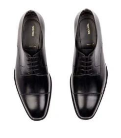 TOM FORD Leather Gianni Derby Shoes NER BLK Smart Shoes 7 TOM FORD Leather Gianni Derby Shoes NER BLK Smart Shoes -Tom Ford Store tom ford leather gianni derby shoes 14823180 25389662 1000