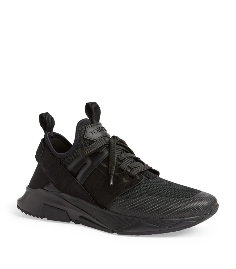 TOM FORD Leather Jago Sneakers U9001BLACK Low-Top Sneakers 1 TOM FORD Leather Jago Sneakers U9001BLACK Low-Top Sneakers