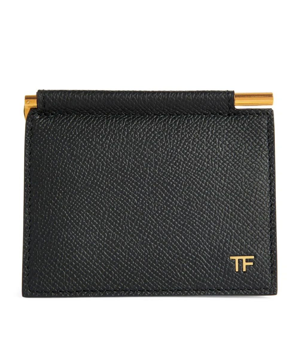 TOM FORD Leather Money Clip Wallet U9000 BLACK Wallets 1 TOM FORD Leather Money Clip Wallet U9000 BLACK Wallets