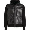 TOM FORD Leather-Panelled Jacket 001 BLK SLD Leather Jackets