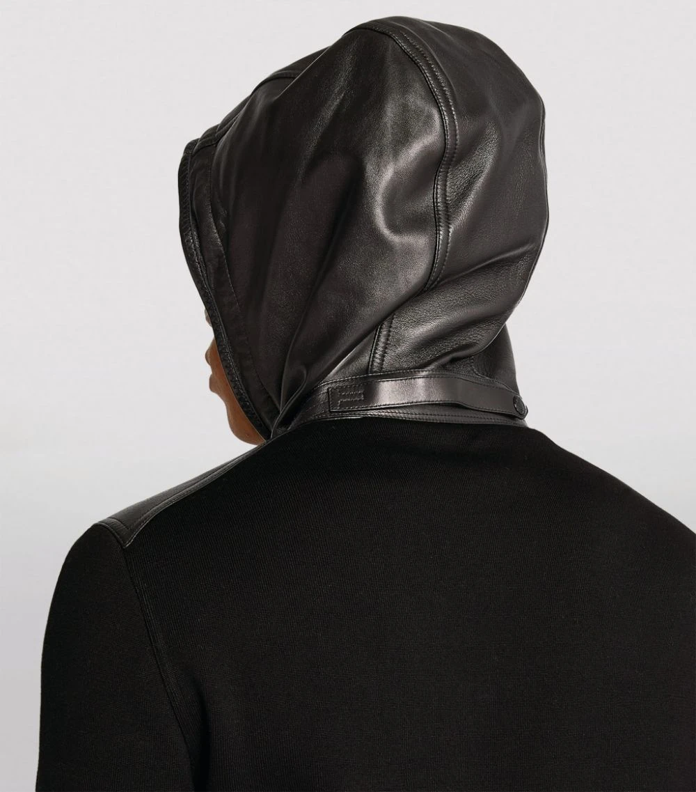 TOM FORD Leather-Panelled Jacket 001 BLK SLD Leather Jackets 6 TOM FORD Leather-Panelled Jacket 001 BLK SLD Leather Jackets - Image 6