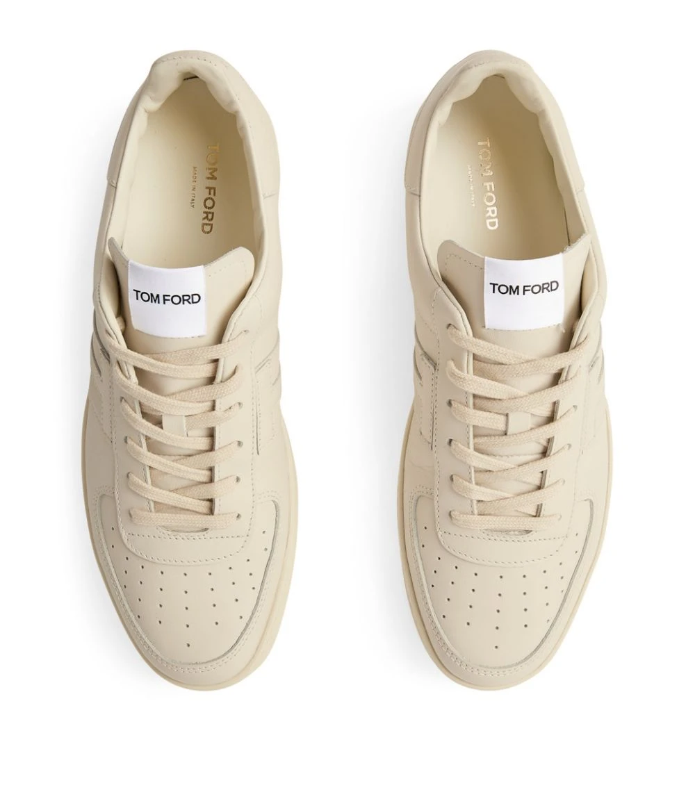 TOM FORD Leather Radcliffe Low-Top Sneakers U1002 MARBLE 3 TOM FORD Leather Radcliffe Low-Top Sneakers U1002 MARBLE - Image 3