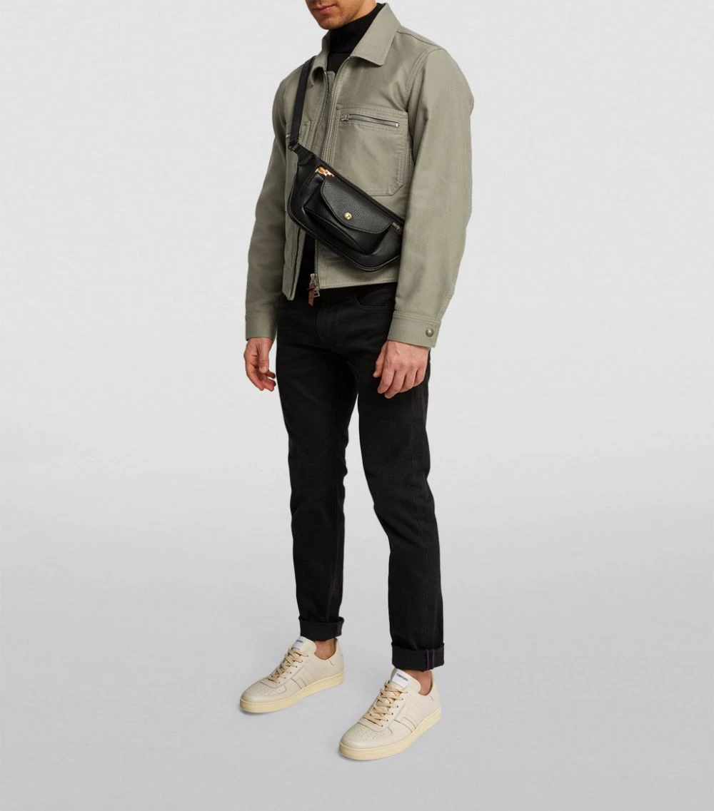 TOM FORD Leather Radcliffe Low-Top Sneakers U1002 MARBLE 6 TOM FORD Leather Radcliffe Low-Top Sneakers U1002 MARBLE - Image 6