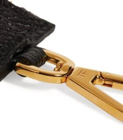 TOM FORD Leather T-Line Card Holder with Neck Strap U9000 BLACK Cardholders -Tom Ford Store tom ford leather t line card holder with neck strap 17595402 36488487 1000