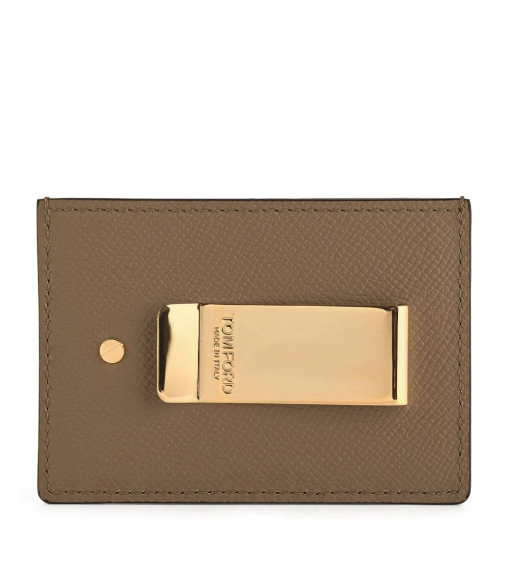 TOM FORD Leather T-Line Card Holder U7099 DARK SAND Cardholders 2 TOM FORD Leather T-Line Card Holder U7099 DARK SAND Cardholders - Image 2