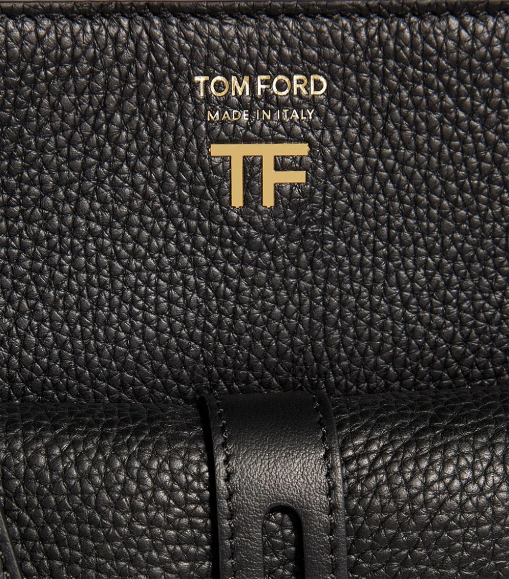 TOM FORD Leather T-Twist Hobo Shoulder Bag u9000 Shoulder Bags 9 TOM FORD Leather T-Twist Hobo Shoulder Bag u9000 Shoulder Bags - Image 9