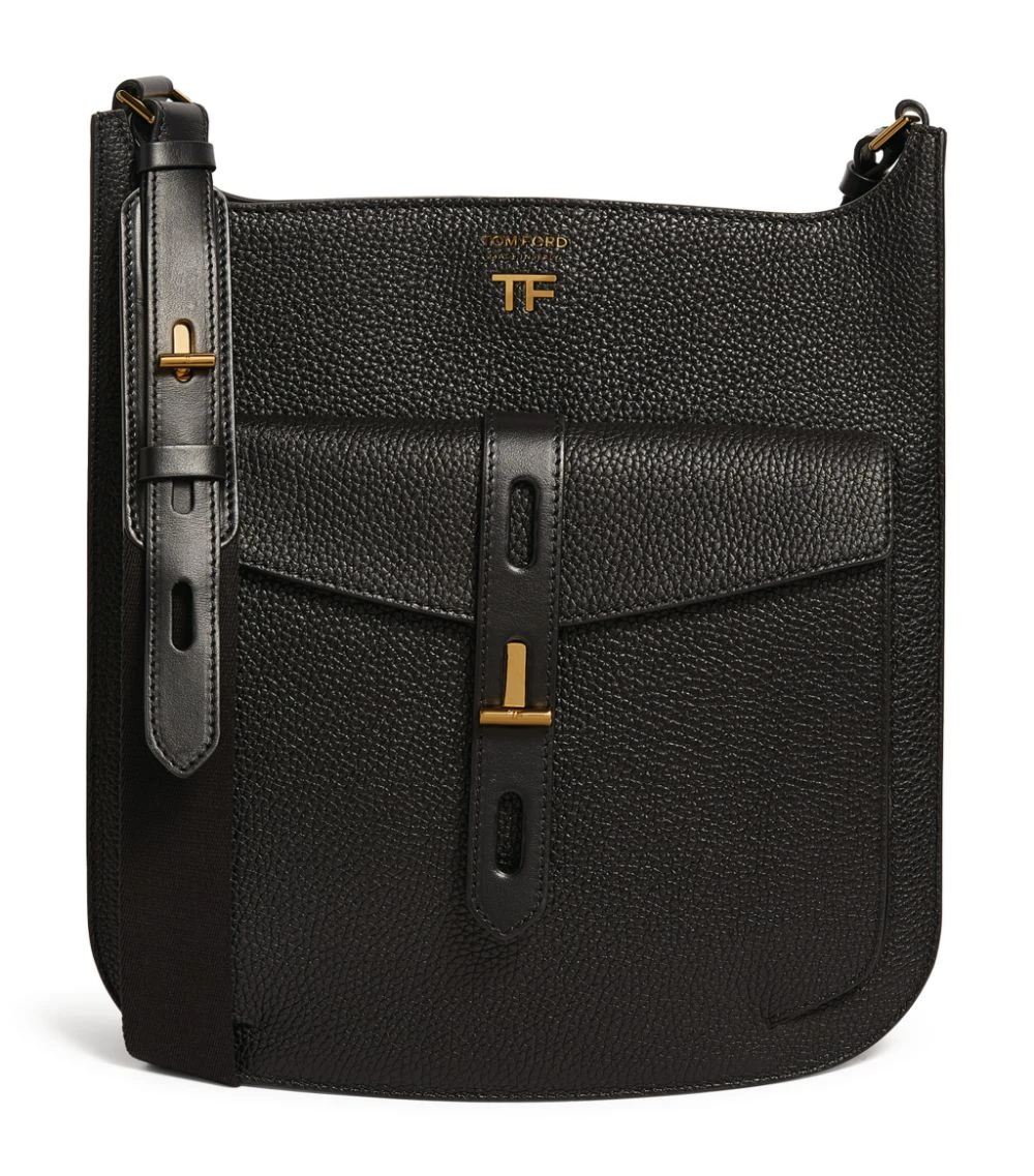 TOM FORD Leather T-Twist Hobo Shoulder Bag u9000 Shoulder Bags 1 TOM FORD Leather T-Twist Hobo Shoulder Bag u9000 Shoulder Bags