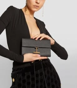 TOM FORD Leather Tara Clutch Bag u9000 Crossbody Bags -Tom Ford Store tom ford leather tara clutch bag 16455535 31894610 1000