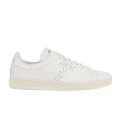 TOM FORD Leather Warwick Sneakers BRR WHITE Low-Top Sneakers -Tom Ford Store tom ford leather warwick sneakers 14823531 25389672 1000