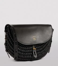 TOM FORD Leather Woven Shoulder Bag u9000 Shoulder Bags -Tom Ford Store tom ford leather woven shoulder bag 16909493 33552212 1000