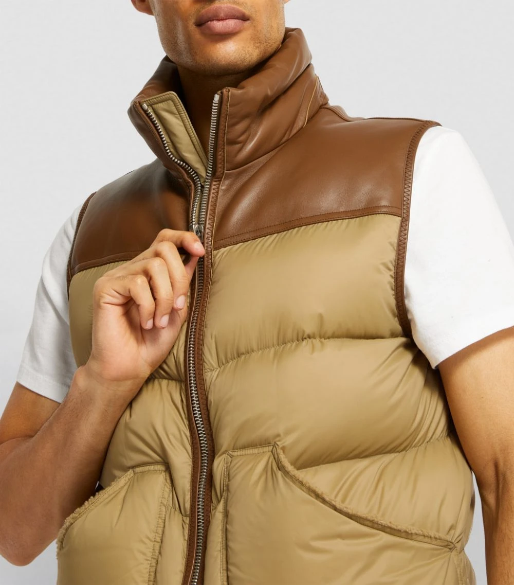 TOM FORD Lightweight Quilted Gilet 272 LT BGE SLD Gilets 6 TOM FORD Lightweight Quilted Gilet 272 LT BGE SLD Gilets - Image 6