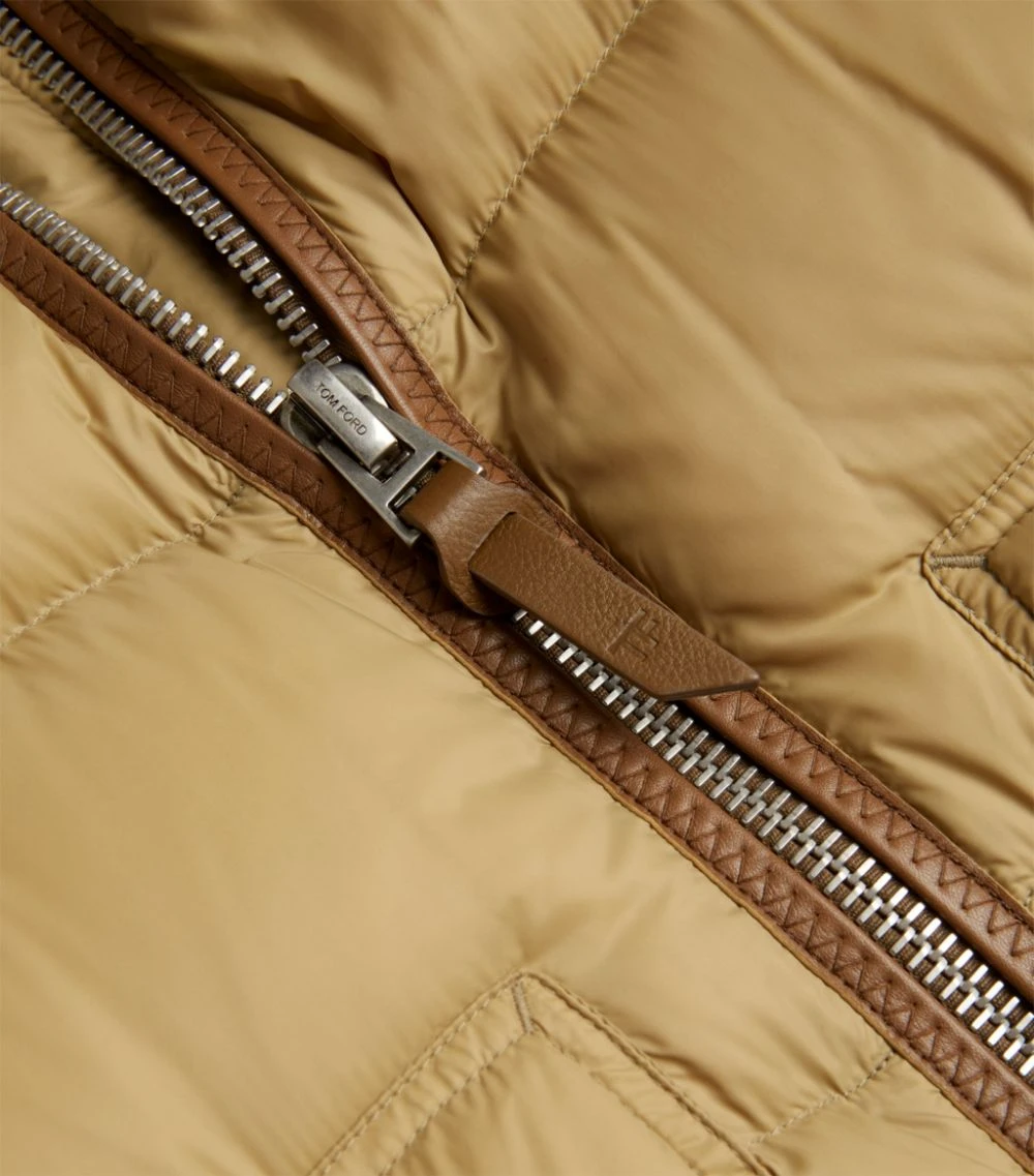 TOM FORD Lightweight Quilted Gilet 272 LT BGE SLD Gilets 5 TOM FORD Lightweight Quilted Gilet 272 LT BGE SLD Gilets - Image 5