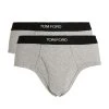 TOM FORD Logo Briefs (Pack of 2) 020LT GREY