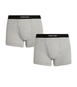 TOM FORD Logo Trunks (Pack of 2) 020LT GREY Boxers