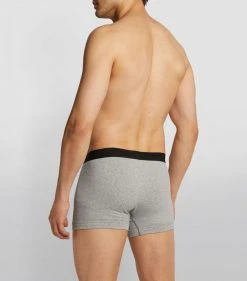 TOM FORD Logo Trunks (Pack of 2) 020LT GREY Boxers -Tom Ford Store tom ford logo trunks pack of 2 16388160 31416372 1000