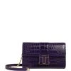 TOM FORD Mini Croc-Embossed Leather T Clasp Bag U6039 Mini Bags