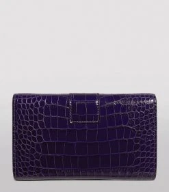 TOM FORD Mini Croc-Embossed Leather T Clasp Bag U6039 Mini Bags -Tom Ford Store tom ford mini croc embossed leather t clasp bag 16906110 33535513 1000
