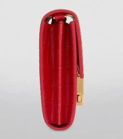 TOM FORD Mini Croc-Embossed T Clasp Chain Bag U3106 Shoulder Bags -Tom Ford Store tom ford mini croc embossed t clasp chain bag 16573144 32158391 1000