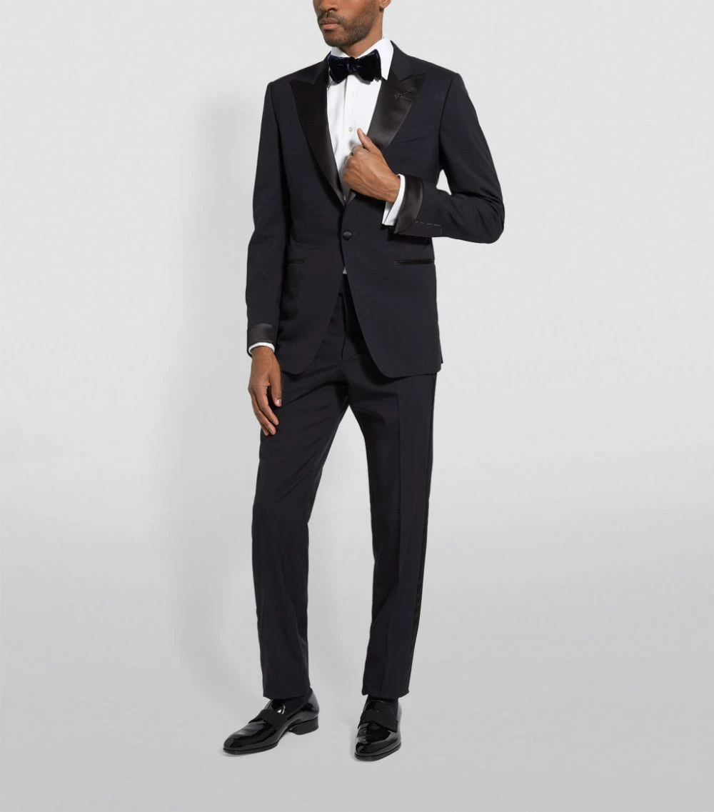 TOM FORD O'Connor Satin-Trim Two-Piece Tuxedo 412 NVY Tuxedos 2 TOM FORD O'Connor Satin-Trim Two-Piece Tuxedo 412 NVY Tuxedos - Image 2